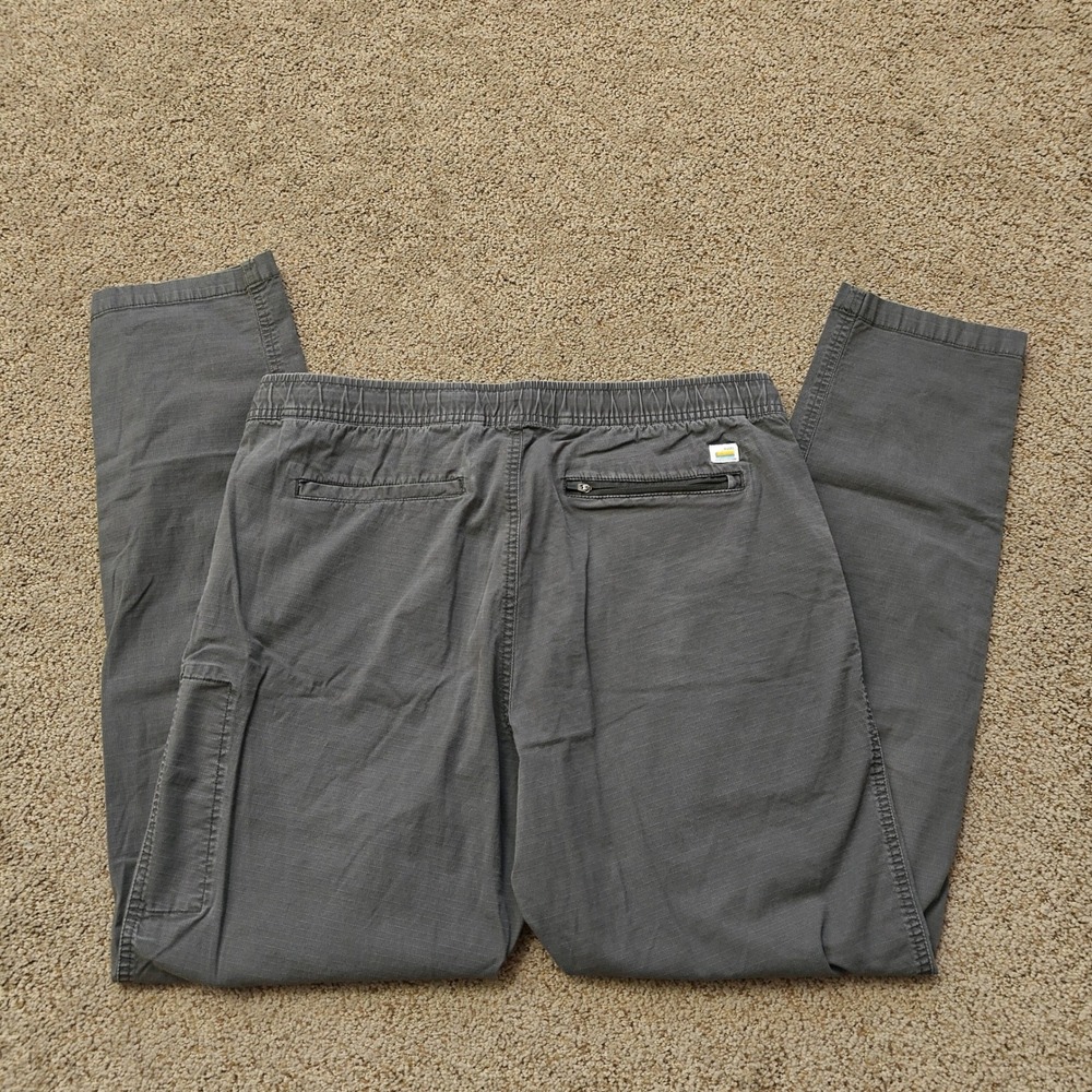 Vuori Ripstop Pant Mens XL Charcoal Grey Organic Cotton Stretch V412 Hiking - Picture 14 of 14